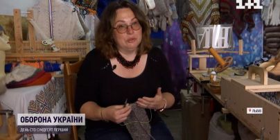 Львовская мастерица производит теплые изделия для ВСУ из собачьей шерсти