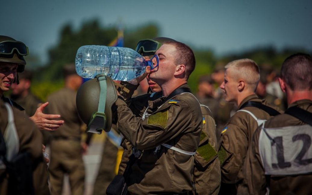 Військові готуються до параду на День незалежності / © Національна гвардія України