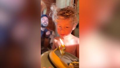Тимур Мирошниченко с семьей довел до слез поздравлениями 3-летнего сына Марселя