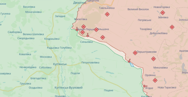 Синьківка на карті / © Deepstatemap