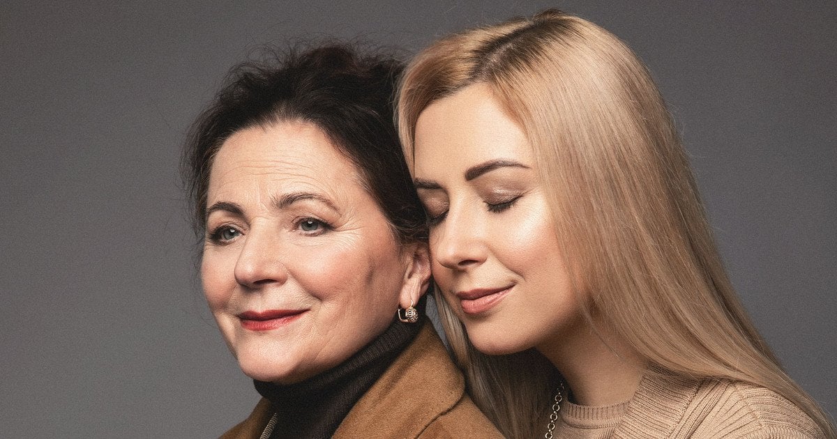 Тоня Матвієнко з мамою