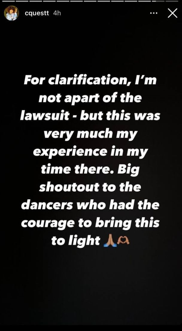 Реакция бывшей танцовщицы Lizzo на скандал / © из соцсетей