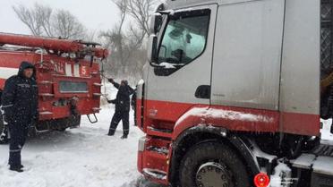Снігопади на заході України_4 / © Государственная служба Украины по чрезвычайным ситуациям