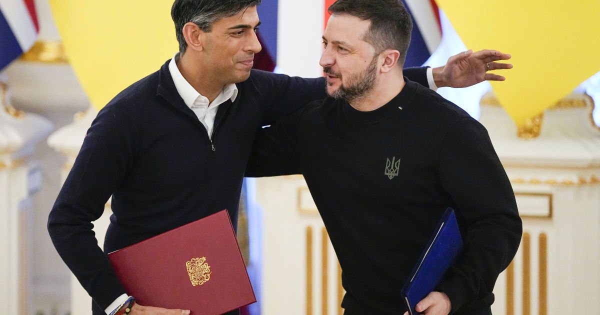 Володимир Зеленський та Ріші Сунак
