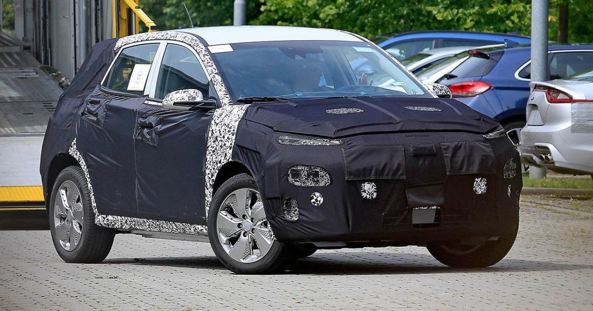 Hyundai проводит испытания электрического кроссовера Kona