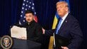 Володимир Зеленський і Дональд Трамп на зустрічі 28 грудня