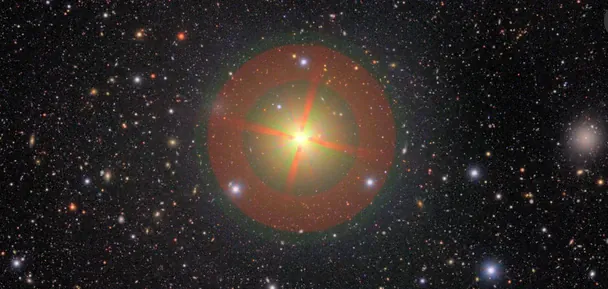 Яскрава близька зірка / Зображення: обсерваторія Вери К. Рубін NSF–DOE / © livescience.com