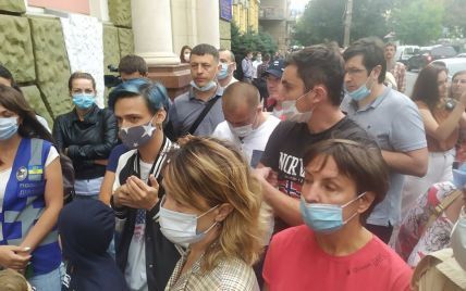 У "червоному" Івано-Франківську підприємці вийшли на протест: з'явилося відео