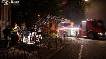 Наслідки атаки на Київ_5 / © ДСНС