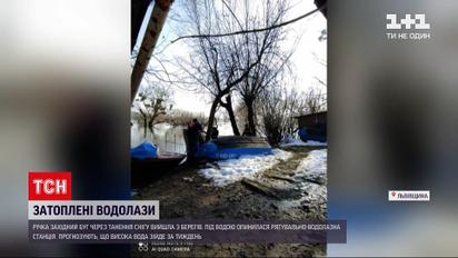Новини України: у Львівській області річка Західний Буг вийшла з берегів