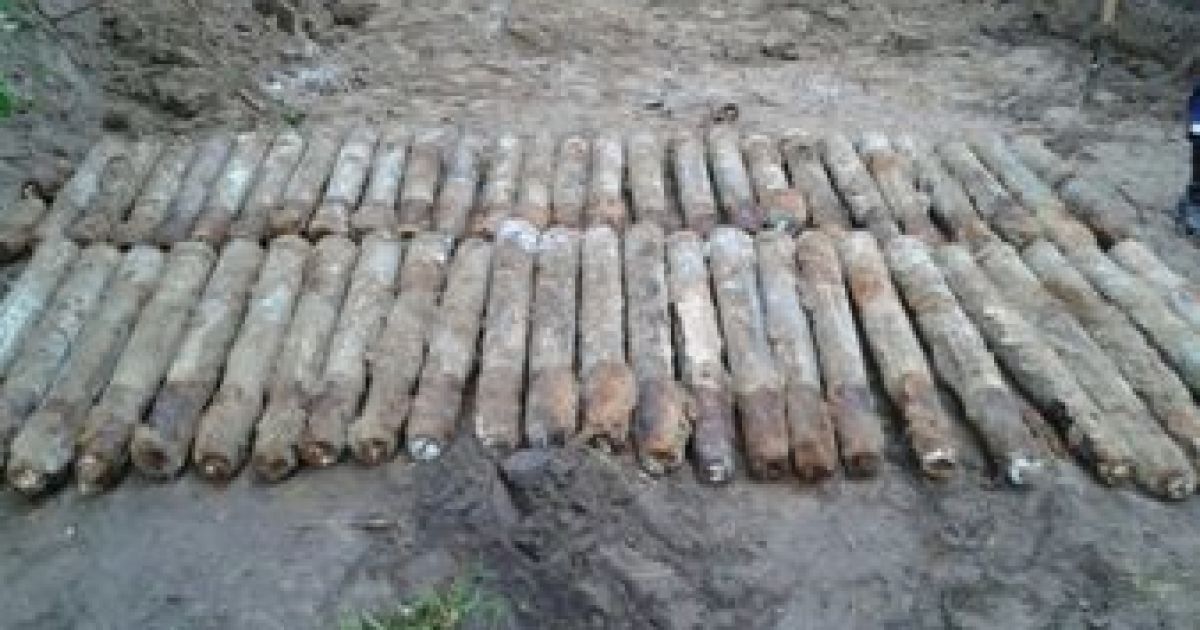 Знайшли 55 артилерійських снарядів