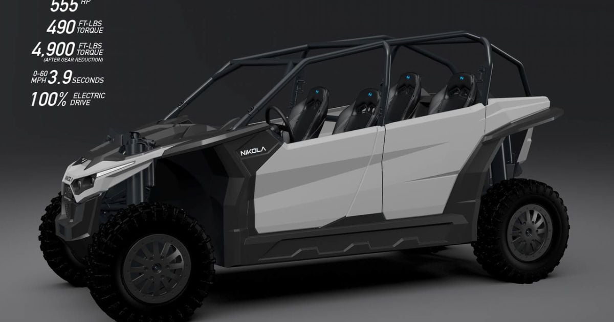 Nikola Motors анонсировала проект сверхмощного электрического багги