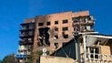 Поврежденный дом из-за ударов по Краматорску