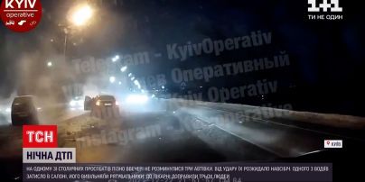 В Киеве произошло ДТП с тремя автомобилями - три человека попали в больницу | Новости Киева