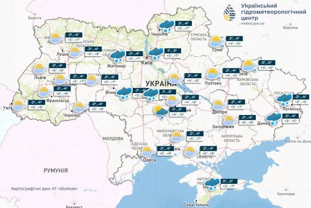 Погода 19 березня / © Укргідрометцентр