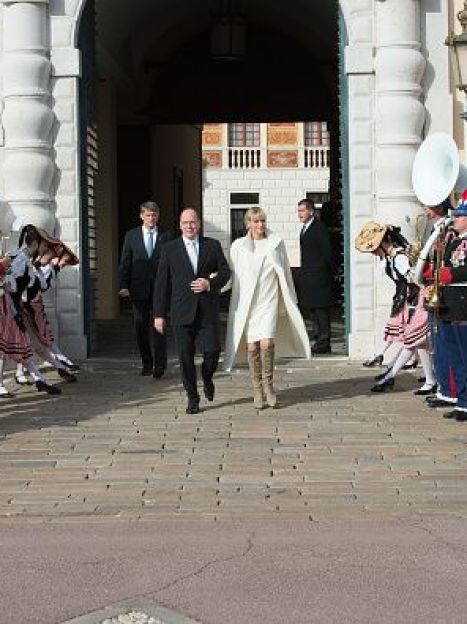 Княль Альбер II и княгиня Монако Шарлин / © Getty Images/Fotobank