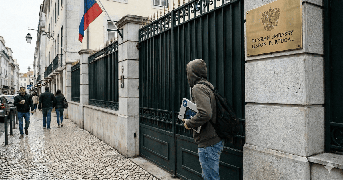 Крадій приніс техніку НАТО до посольства РФ