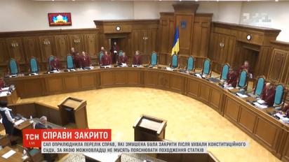 65 справ змушена була закрити САП через рішення Конституційного суду