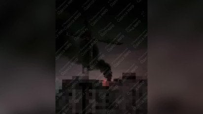 В Одесі після вибухів — сильна пожежа — ЗМІ