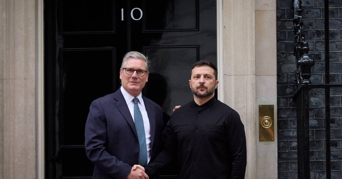 Keir Starmer and Volodymyr Zelenskyy held a meeting on August 14