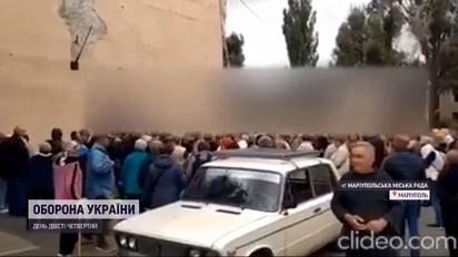 Жителі окупованого Маріуполя вийшли на протести через відсутність води та світла в місті