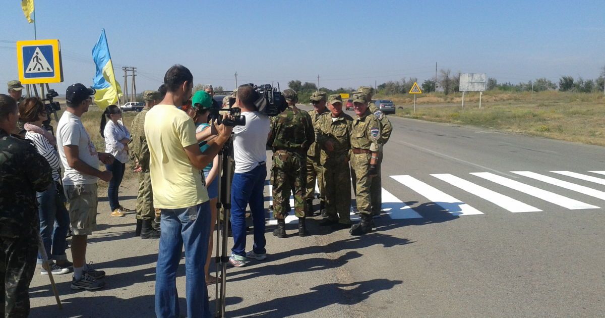 В Крыму стартовала бессрочная блокада полуострова. / © ТСН