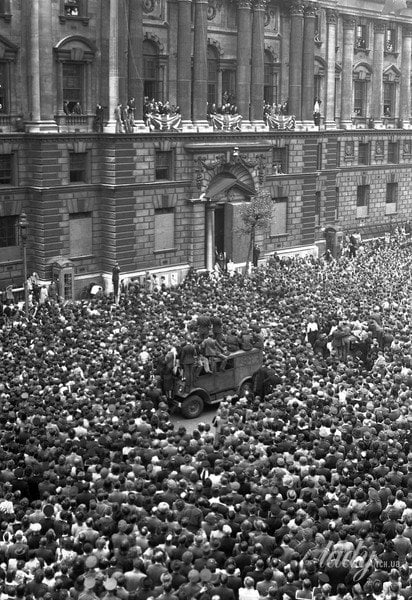 День Победы в Британии 8 мая 1945 года