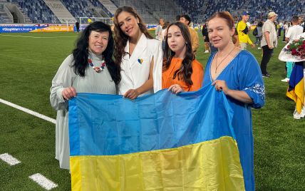 Онуфрійчук під час благодійного матчу у Швейцарії закликала європейців не забувати про війну в Україні