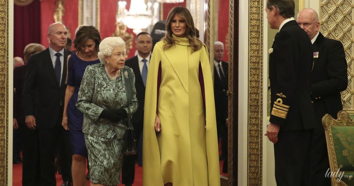 Королева Елизавета II и Мелания Трамп