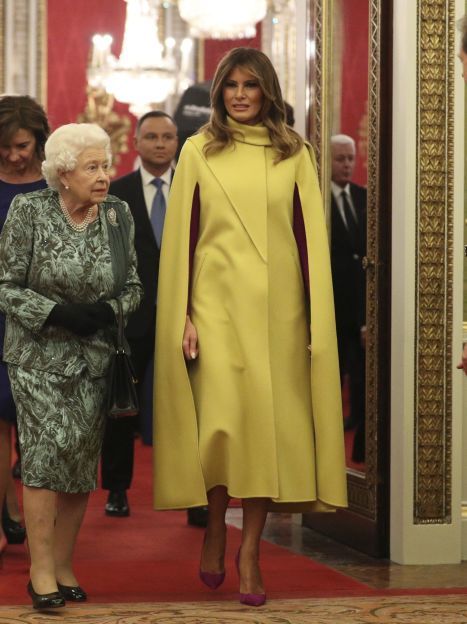 Королева Єлизавета II і Меланія Трамп / © Associated Press