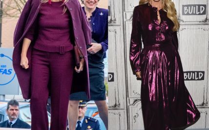 В похожих оттенках: битва образов 47-летней королевы Максимы и 64-летней модели Кристи Бринкли