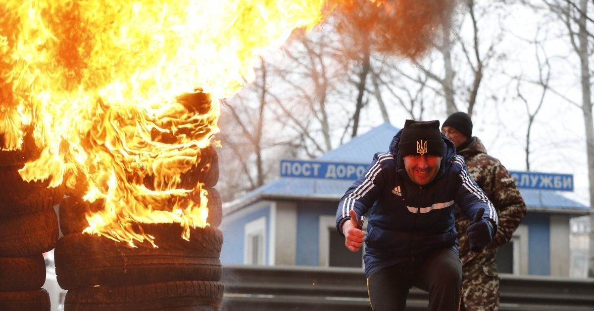 Фото с места протеста / © УНИАН
