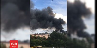 На Шулявці сталася потужна пожежа
