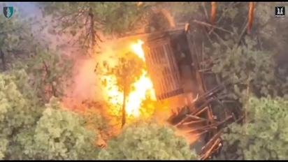 Українські військові феєрично знищили російську техніку на Південному напрямку