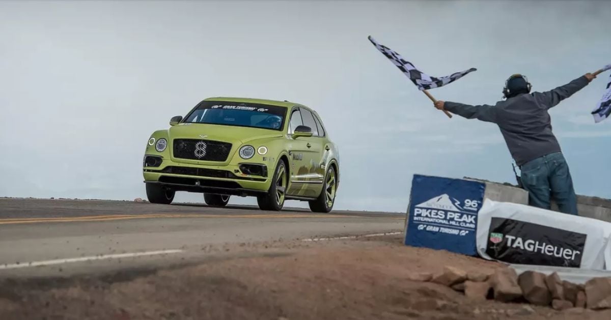 Bentley Bentayga побив світовий рекорд швидкісного сходження на гору Pikes Peak