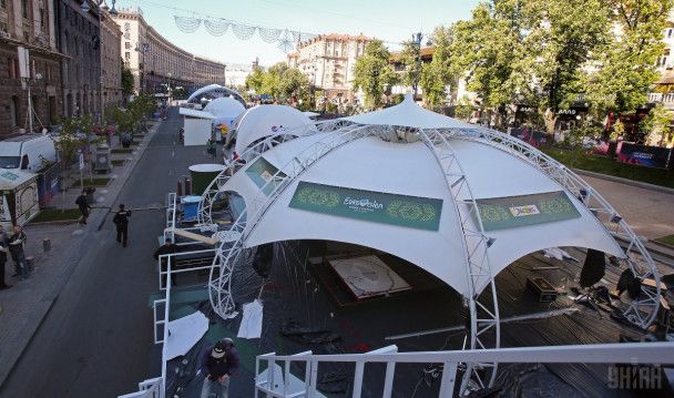 Фан-зона "Євробачення" на Хрещатику / © УНІАН