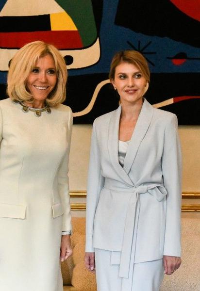 Елена Зеленская и Брижит Макрон/president.gov.ua