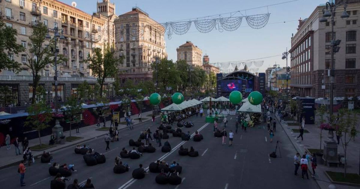 Фан-зона Євробачення на Хрещатику_1 / © Сайт Віталія Кличка