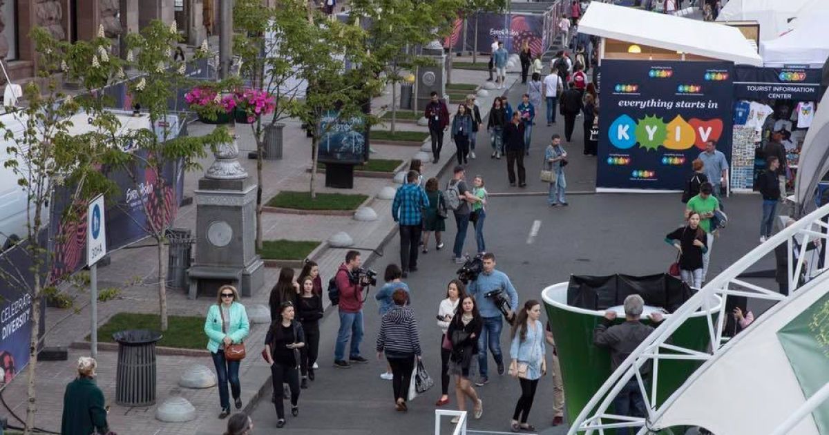 Фан-зона Євробачення на Хрещатику_7 / © Сайт Віталія Кличка