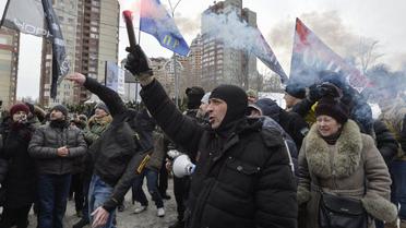 Мітинг проти виборів біля посольства РФ у Києві_15 / © УНІАН