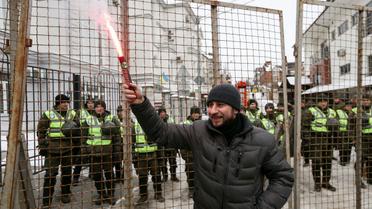 Мітинг проти виборів біля посольства РФ у Києві_12 / © УНІАН