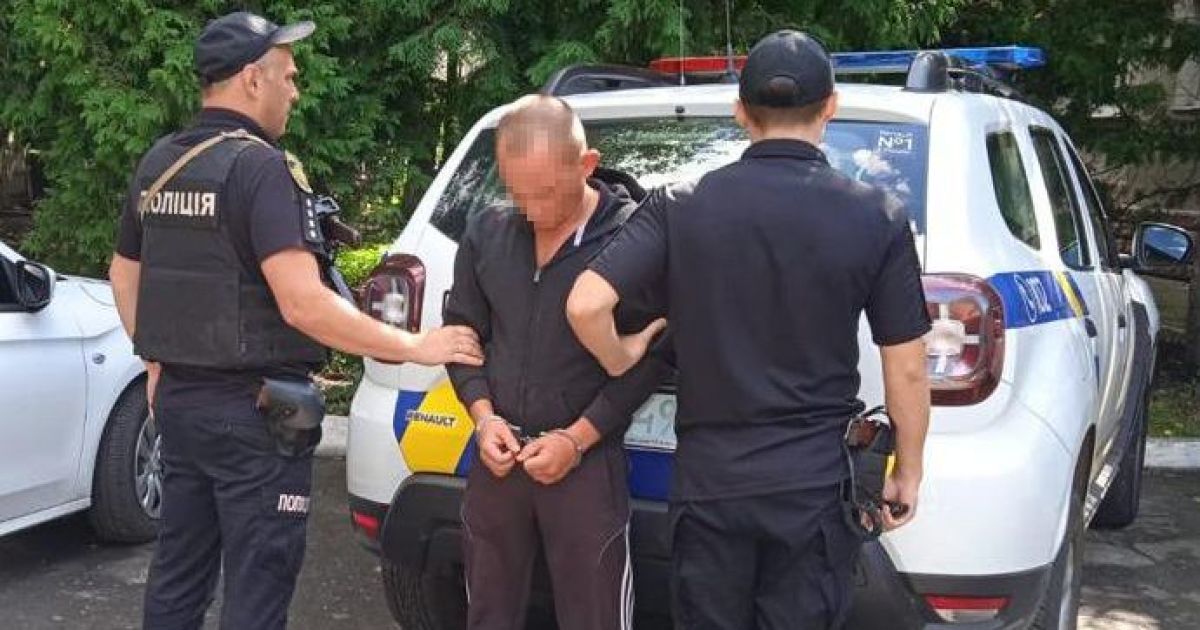 Задержан мужчина, во Львове напавший на пешехода с ножом.
