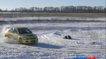 В Днепре прошло зимнее ралли "Метель"