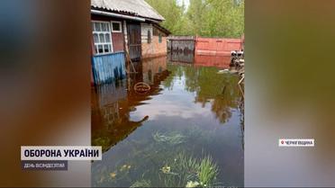 Затоплені городи, подвір'я та будинки: на Чернігівщині Десна вийшла з берегів