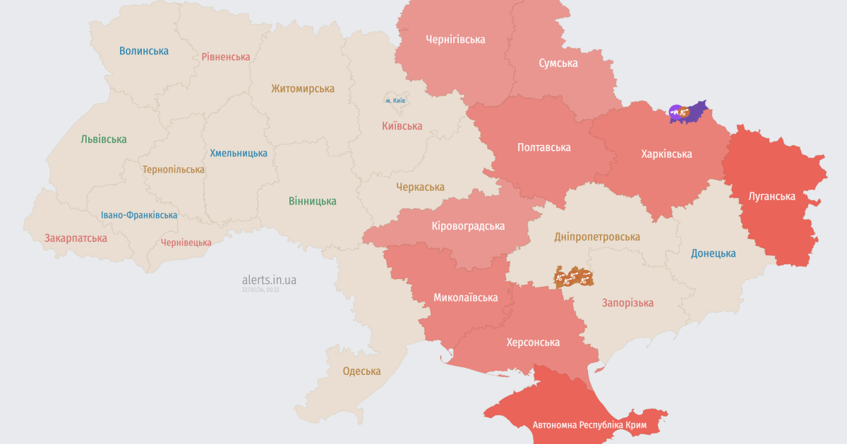Мапа тривог