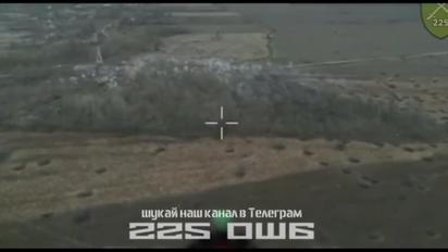 ЗСУ показали удар HIMARS по окупантах на Курщині