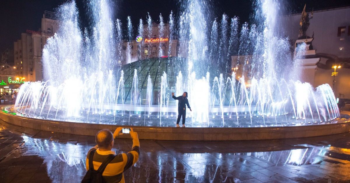 Фонтан на Майдані Незалежності_8 / © УНИАН