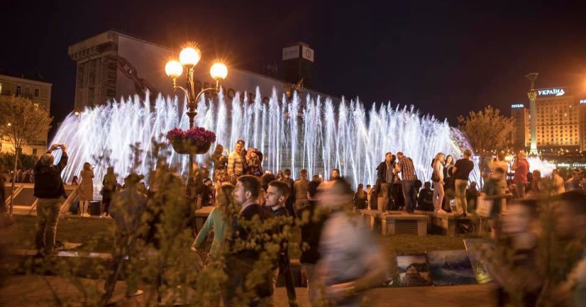Фонтан на Майдані Незалежності_5 / © Facebook/Кличко - мер