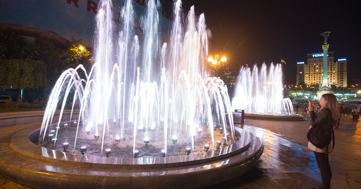 Фонтан на Майдані Незалежності_3 / © УНИАН