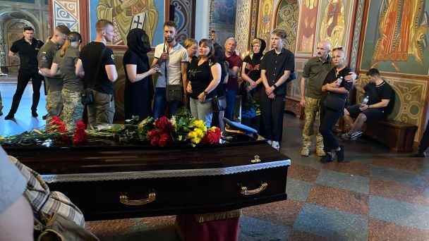 В Киеве прошло прощание с пилотом Воздушных сил Валентином Коренчуком / © Hromadske.ua